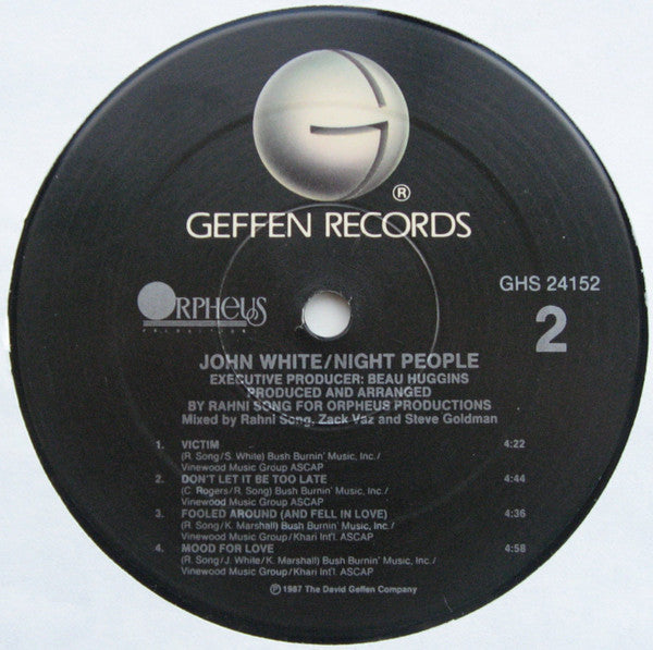 John White (2) - Night People - LP