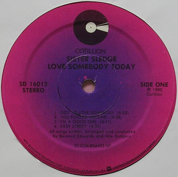 Sister Sledge - Love Somebody Today - LP