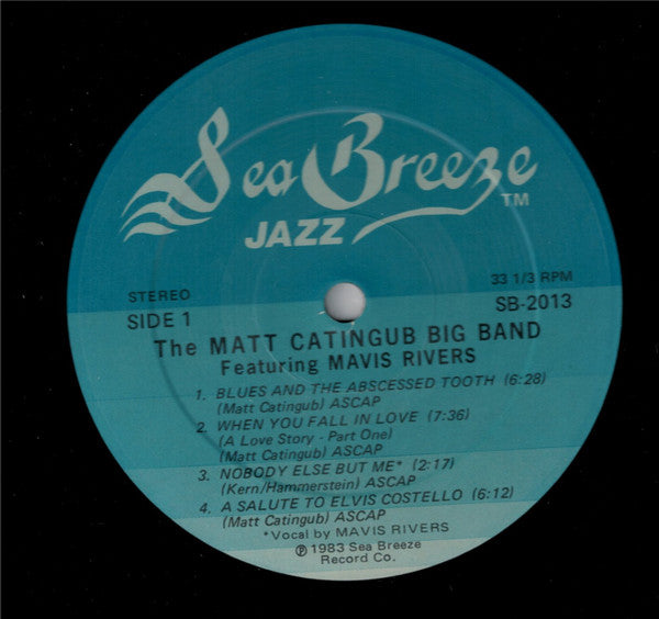 The Matt Catingub Big Band Featuring  Mavis Rivers - My Mommy & Me - LP
