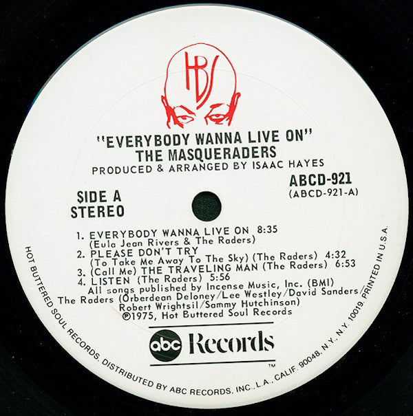The Masqueraders - Everybody Wanna Live On - LP