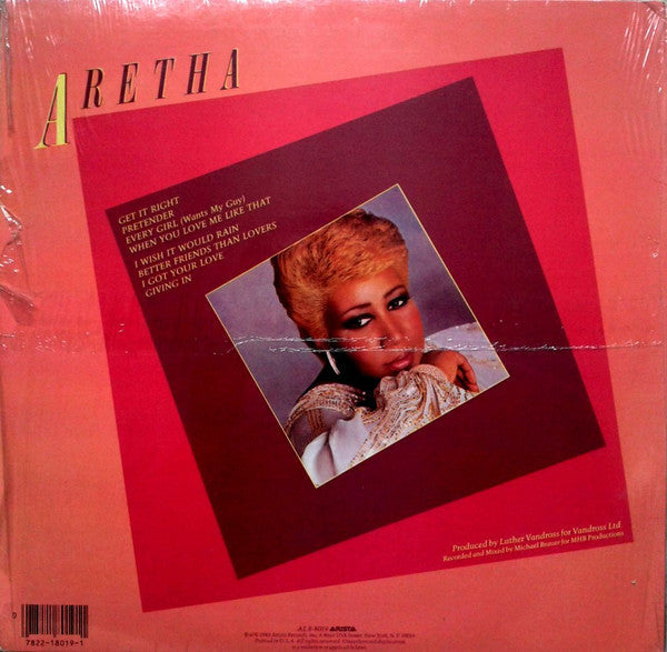 Aretha Franklin - Get It Right - LP