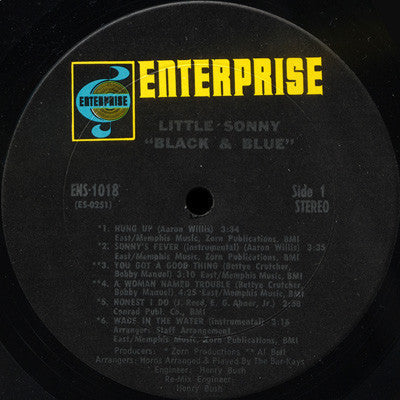 Little Sonny - Black & Blue - LP