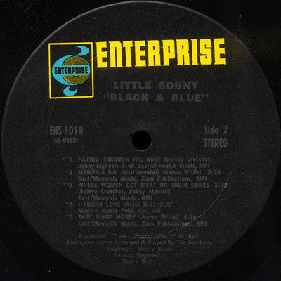 Little Sonny - Black & Blue - LP