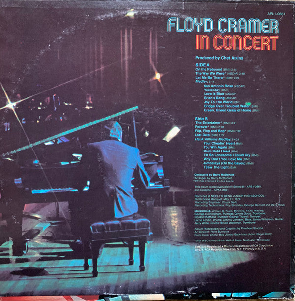 Floyd Cramer - Floyd Cramer In Concert - LP