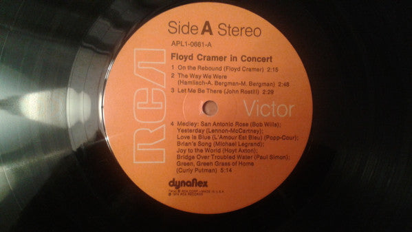 Floyd Cramer - Floyd Cramer In Concert - LP