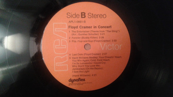 Floyd Cramer - Floyd Cramer In Concert - LP