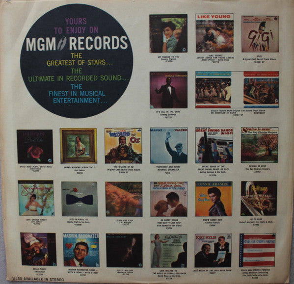 Jaye P. Morgan - Slow & Easy - LP