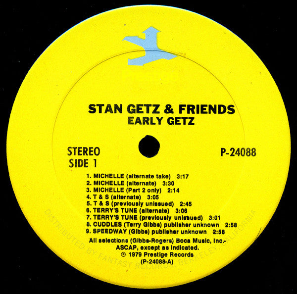 Stan Getz & Friends - Early Getz - LP