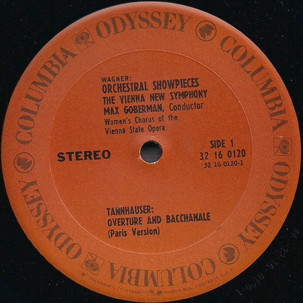 Wagner*, Max Goberman Conducting The Vienna New Symphony - Orchestral Showpieces From Tannhäuser Die Meistersinger - LP