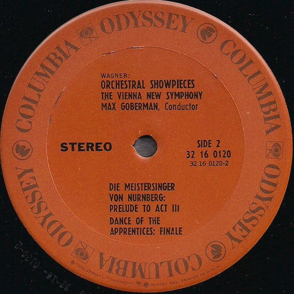 Wagner*, Max Goberman Conducting The Vienna New Symphony - Orchestral Showpieces From Tannhäuser Die Meistersinger - LP