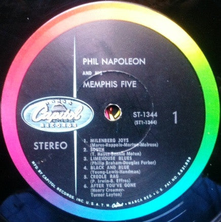 Phil Napoleon And His Memphis Five - Phil Napoleon And His Memphis Five - LP