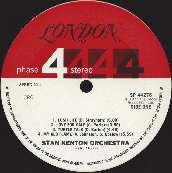 Stan Kenton Orchestra* - Live In Europe - LP