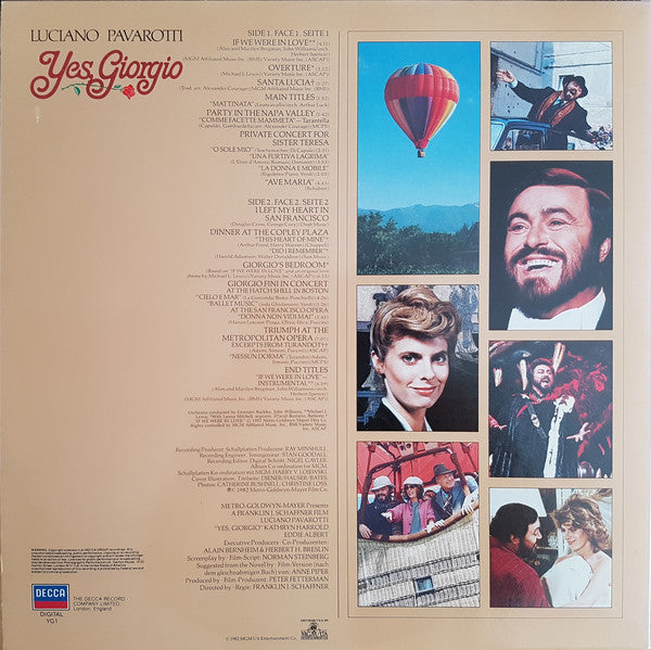 Luciano Pavarotti - Yes, Giorgio - LP