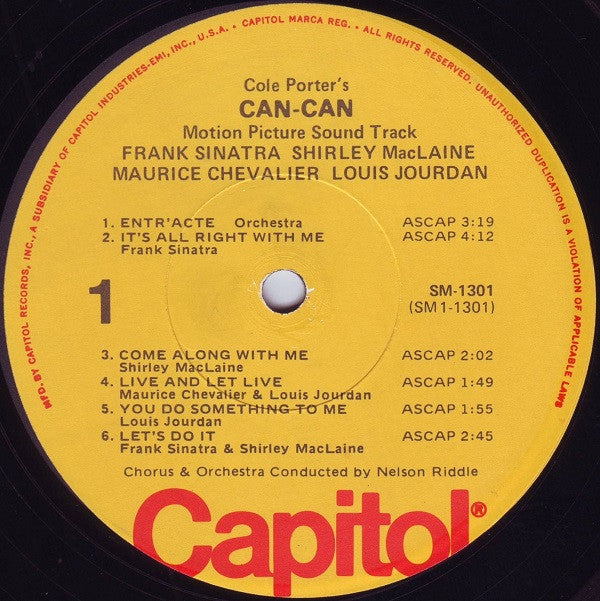 Various - Cole Porter's Can-Can: Original Soundtrack Album - LP