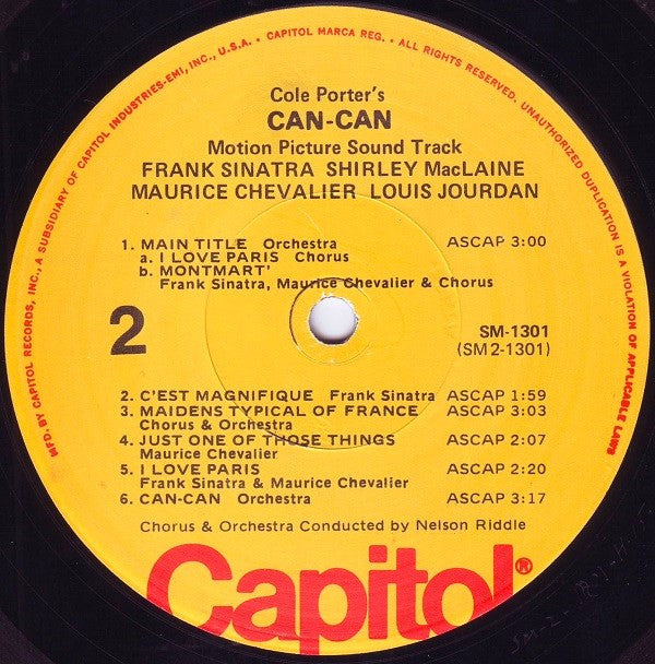 Various - Cole Porter's Can-Can: Original Soundtrack Album - LP