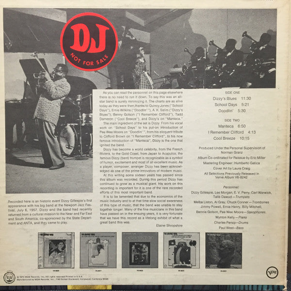 Dizzy Gillespie - The Newport Years Volume V - LP