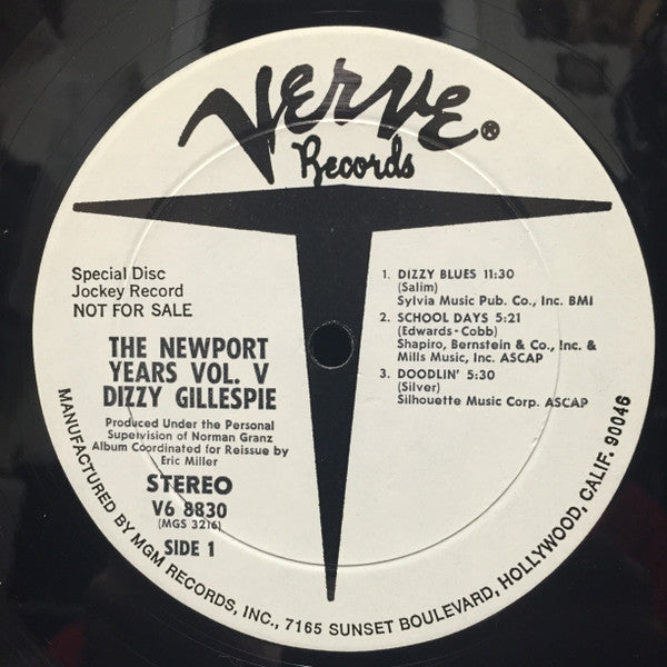 Dizzy Gillespie - The Newport Years Volume V - LP