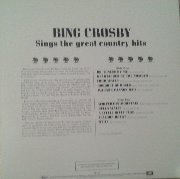 Bing Crosby - Sings The Great Country Hits - LP