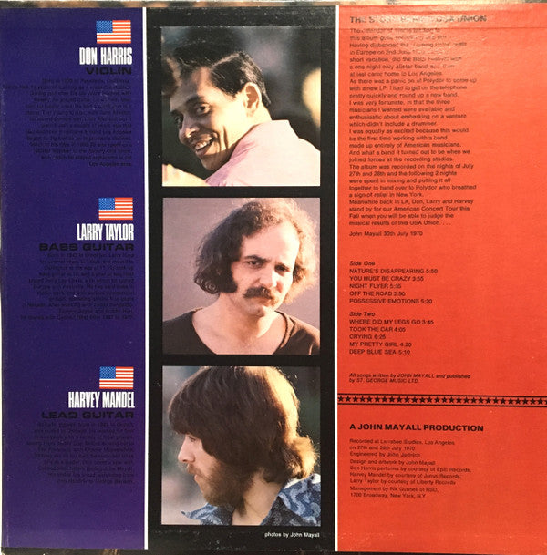 John Mayall - U.S.A. Union - LP