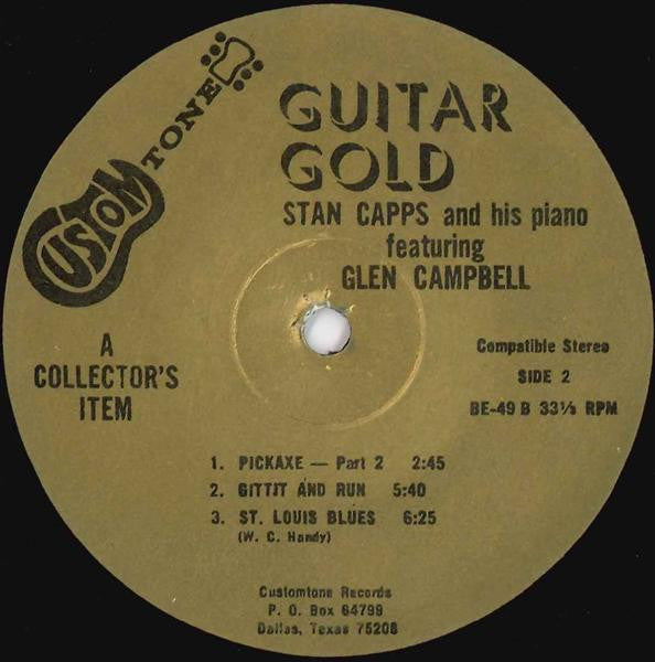 Stan Capps And His Piano Featuring Glen Campbell - Guitar Gold - LP