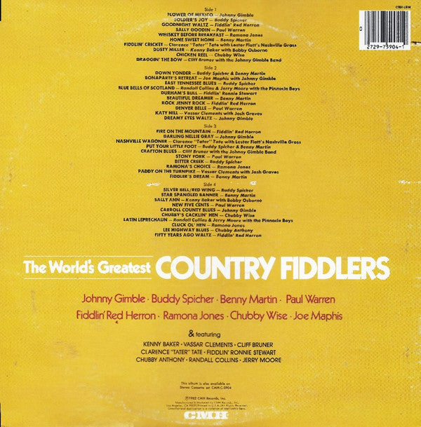 Various - The World's Greatest Country Fiddlers - LP