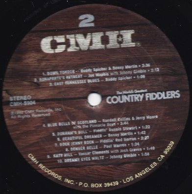 Various - The World's Greatest Country Fiddlers - LP