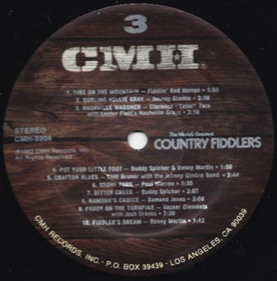 Various - The World's Greatest Country Fiddlers - LP