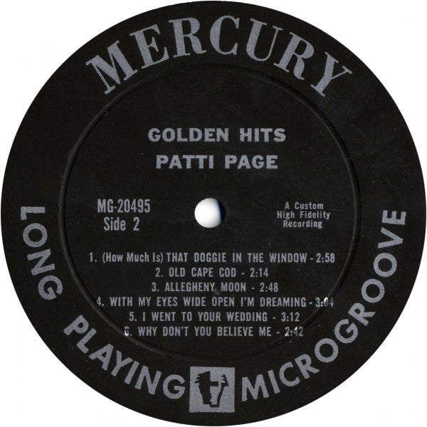 Patti Page - Golden Hits - LP