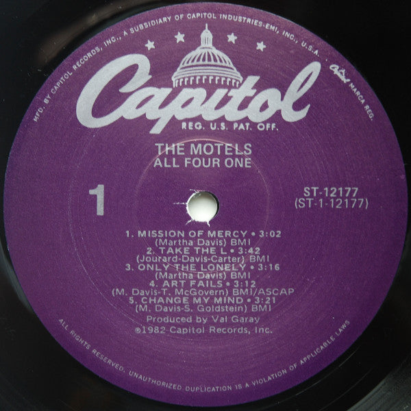 The Motels - All Four One - LP
