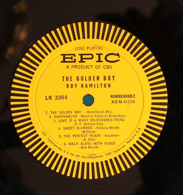 Roy Hamilton  - The Golden Boy - LP