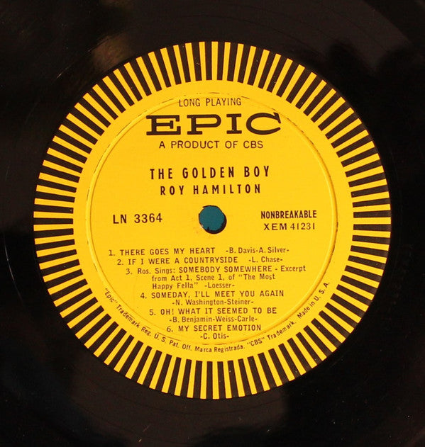 Roy Hamilton  - The Golden Boy - LP