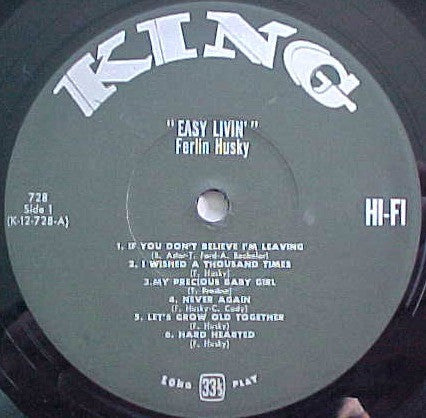 Ferlin Husky - Easy Livin' - LP