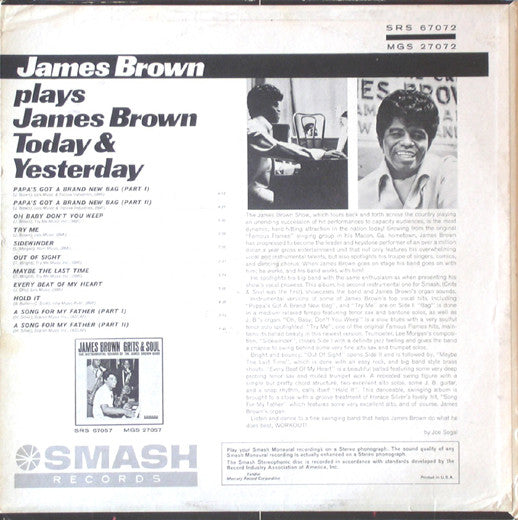 James Brown - James Brown Today & Yesterday - LP