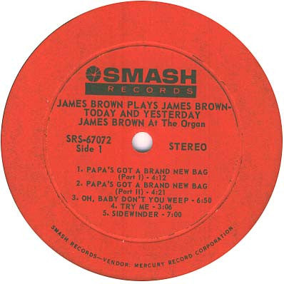 James Brown - James Brown Today & Yesterday - LP