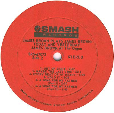 James Brown - James Brown Today & Yesterday - LP