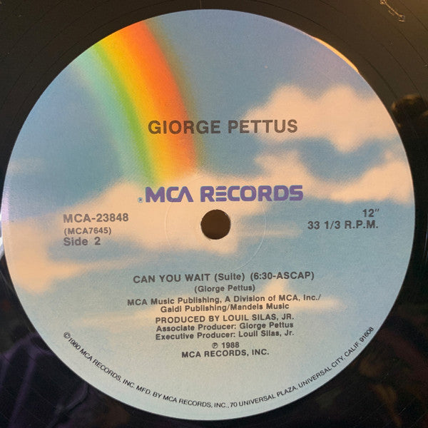 Giorge Pettus - Can You Wait - LP
