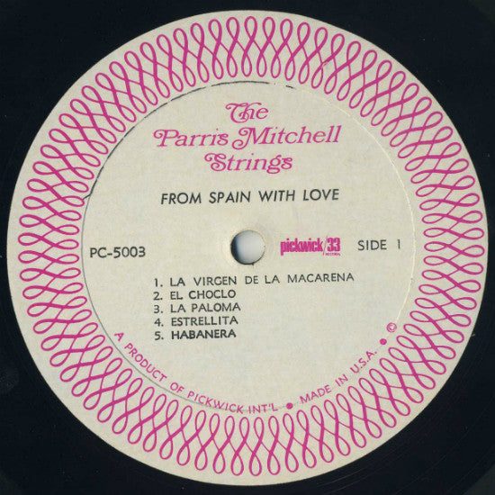 The Parris Mitchell Strings - From Spain With Love - LP