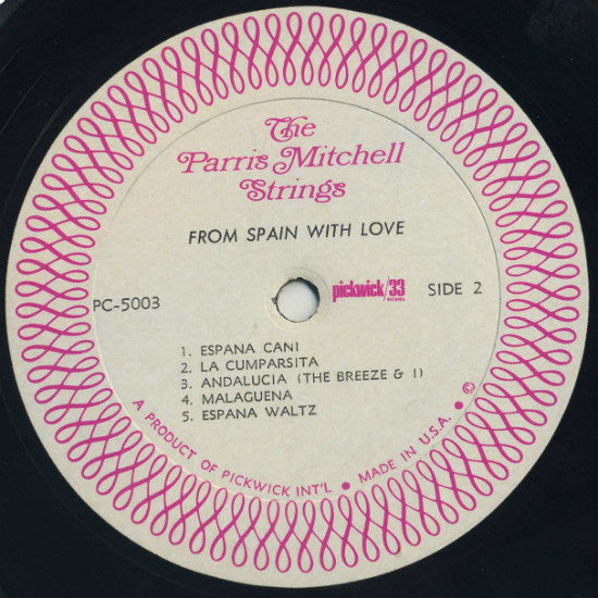 The Parris Mitchell Strings - From Spain With Love - LP