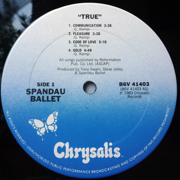 Spandau Ballet - True - LP