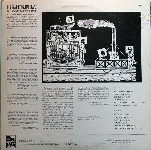 The Howard Roberts Quartet - H.R. Is A Dirty Guitar Player - LP