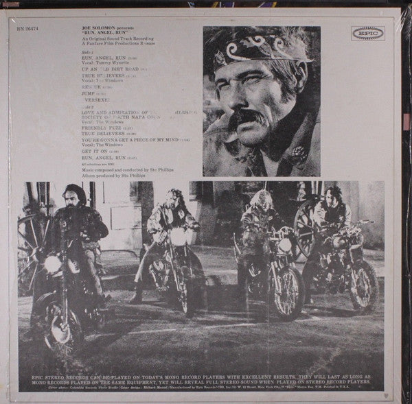 Stu Phillips Featuring Tammy Wynette - Run, Angel, Run (Original Sound Track Recording - LP