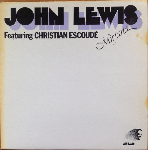 John Lewis Featuring Christian Escoudé - Mirjana - LP