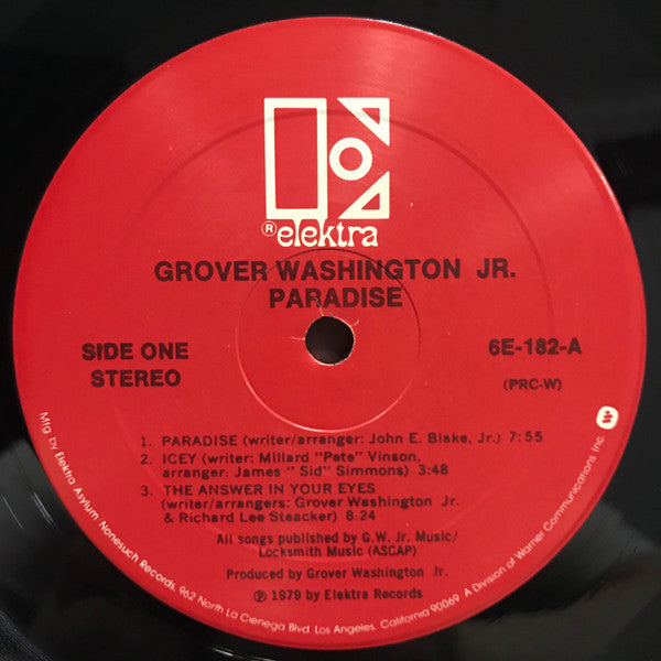 Grover Washington, Jr. - Paradise - LP