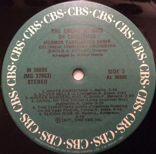 The Mormon Tabernacle Choir* - The Greatest Hits Of Christmas - LP
