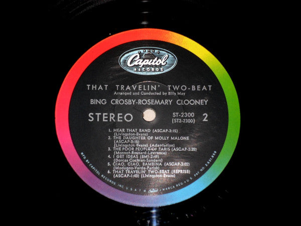 Bing Crosby • Rosemary Clooney - That Travelin' Two-Beat - LP