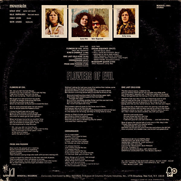 Mountain - Flowers Of Evil - LP