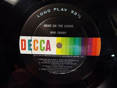 Bing Crosby - Home On The Range - LP