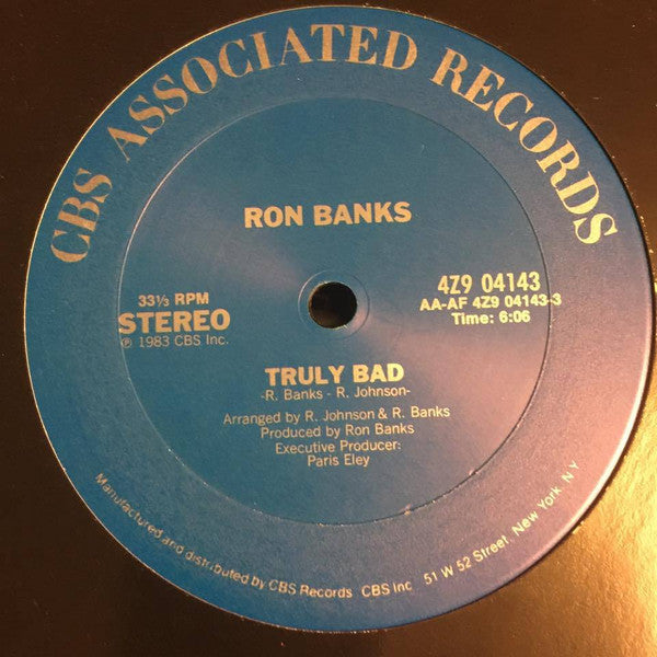 Ron Banks - Truly Bad - LP