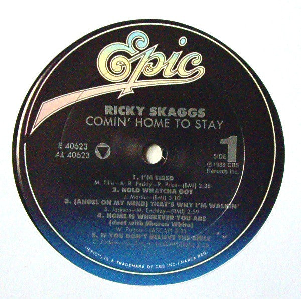 Ricky Skaggs - Comin' Home To Stay - LP