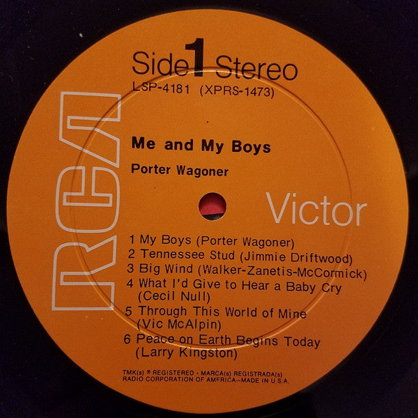 Porter Wagoner - Me And My Boys - LP